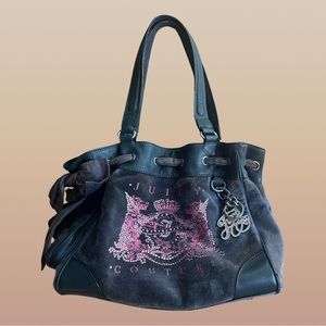Vintage Y2K Juicy Couture Velour Bag - Preloved